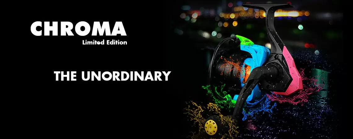 CHROMA SPINNING REEL (LIMITED EDITION) - Okuma Chroma Spinning Reel-Perfect Tone & Finish-All New Handle Design-Individually Numbered CHROMA SPINNING REEL (LIMITED EDITION) - Okuma Chroma Spinning Reel-Perfect Tone & Finish-All New Handle Design-Individually Numbered